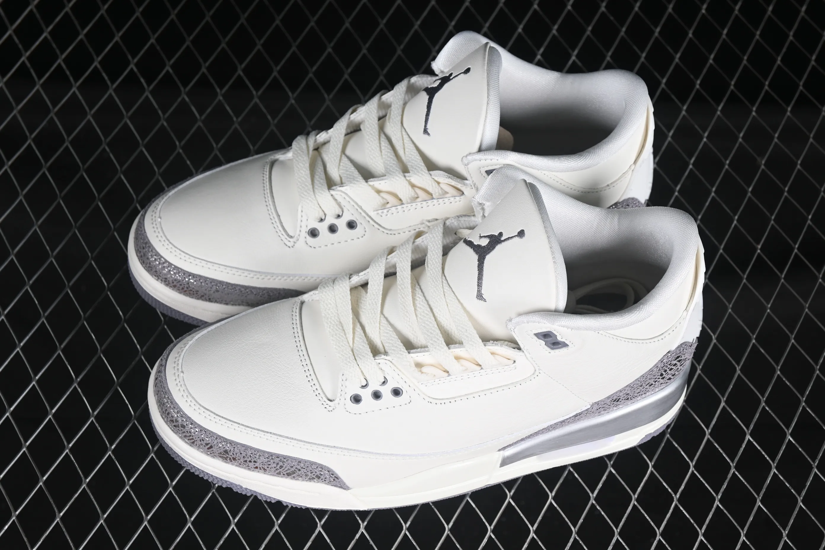 All categories Air Jordan Jordan series basketball shoes Air Jordan 3 Air Jordan 3 "Sail Metallic Silver" AJ3 Joe 3 Metallic Silver CK9246-100